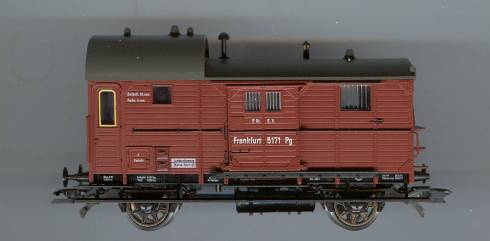 G&uuml;terzug-Gep&auml;ckwagen der KPEV