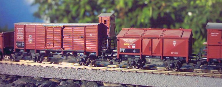 Badischer Km und preu&szlig;ischer Gm mit Bremserhaus