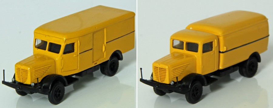 B�ssing 5500 als Postkasten und -koffer von RK-Modelle