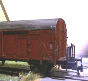 Stirnansicht eines Gl 11-Modells mit Bremserb�hne