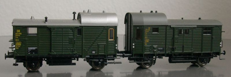 Pwg pr 14 in Epoche 3a von Fleischmann (links) und Brawa