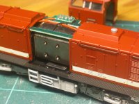 Die ge&ouml;ffnete Lok