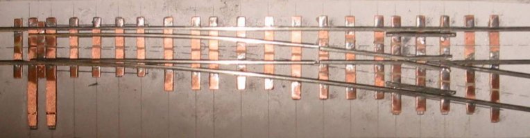 Weiche kurz vor dem Abl&ouml;sen